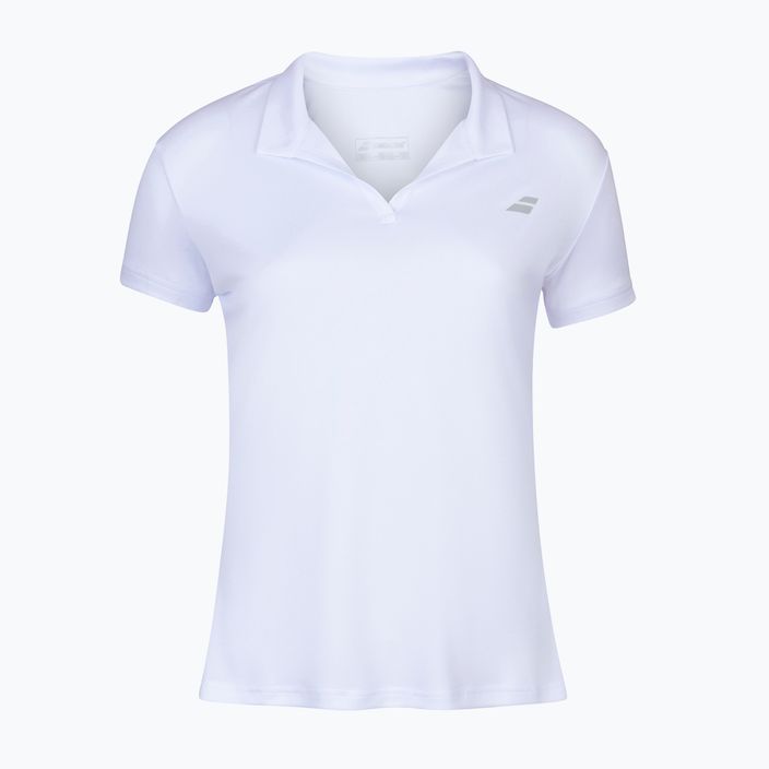 Koszulka polo tenisowa damska Babolat Play Polo white/white
