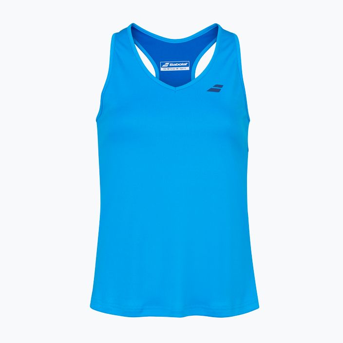 Koszulka tenisowa dziecięca Babolat Play blue aster