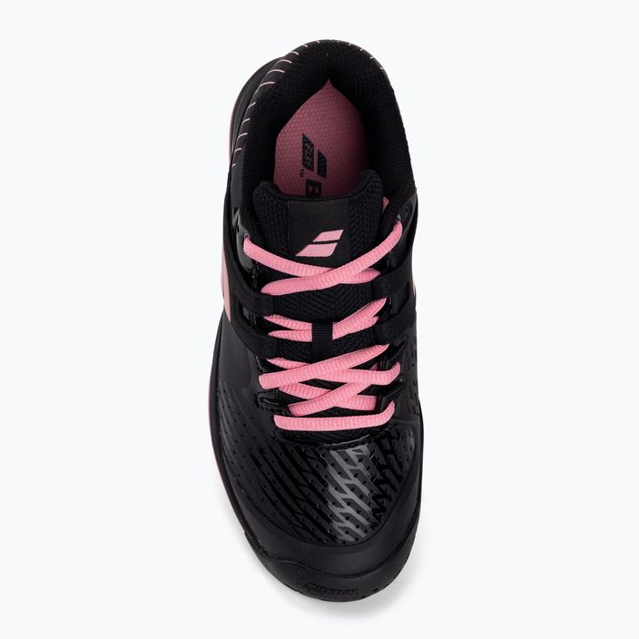 Buty do tenisa dziecięce Babolat 20 Propulse AC black/geranium pink 6