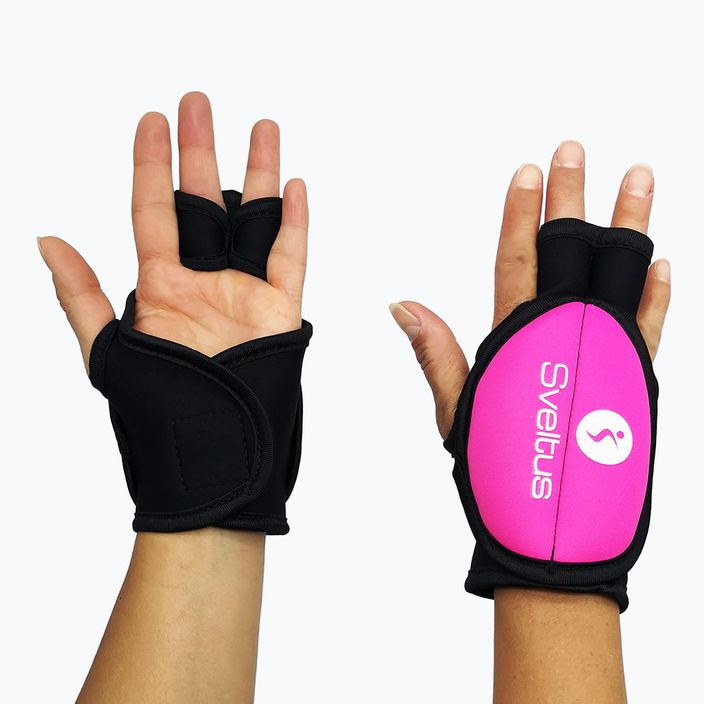 Obciążenia na nadgarstki Sveltus Pilox black/pink 5