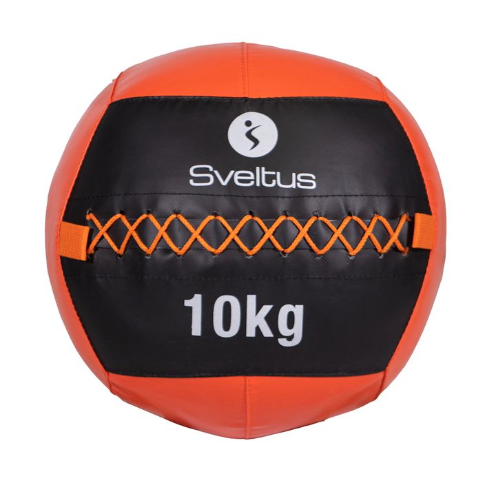 Piłka lekarska Sveltus Wall Ball 10 kg black/red 2