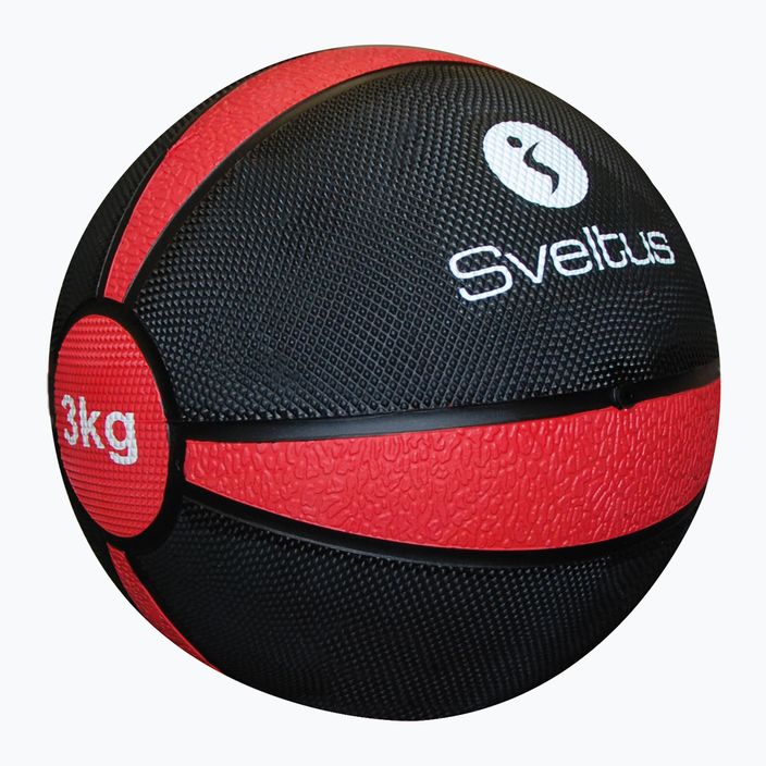 Piłka lekarska Sveltus Medicine Ball 3 kg black/red