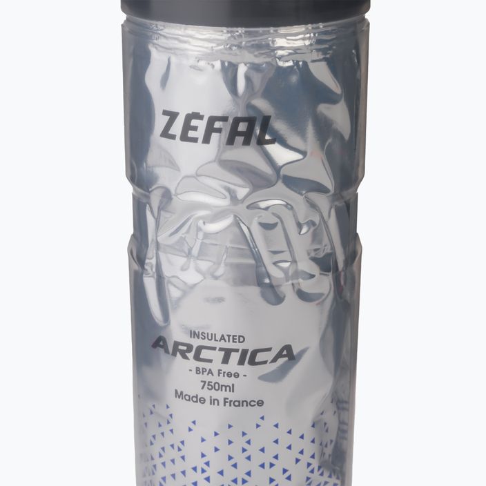 Bidon rowerowy termiczny Zefal Arctica 750 ml silver/blue 4