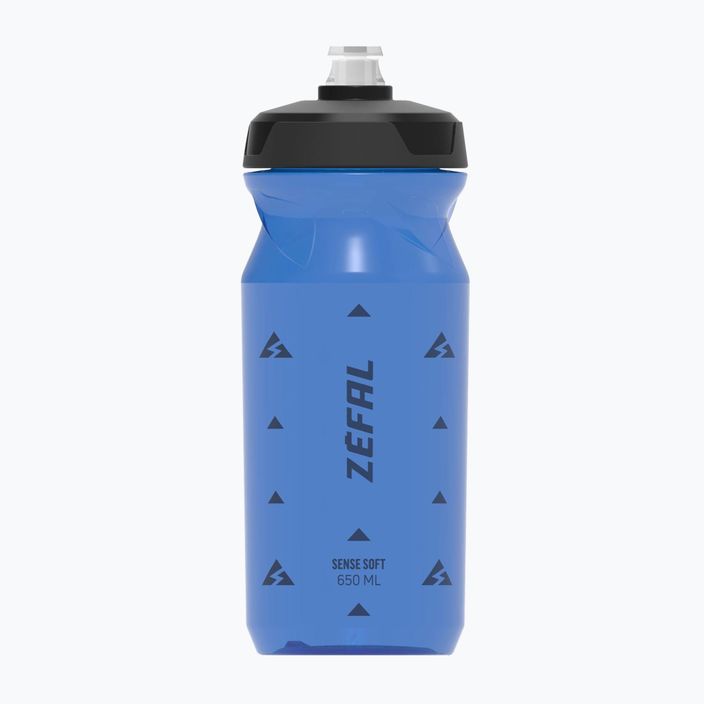 Bidon rowerowy Zefal Sense Soft Bottle 650 ml translucent blue