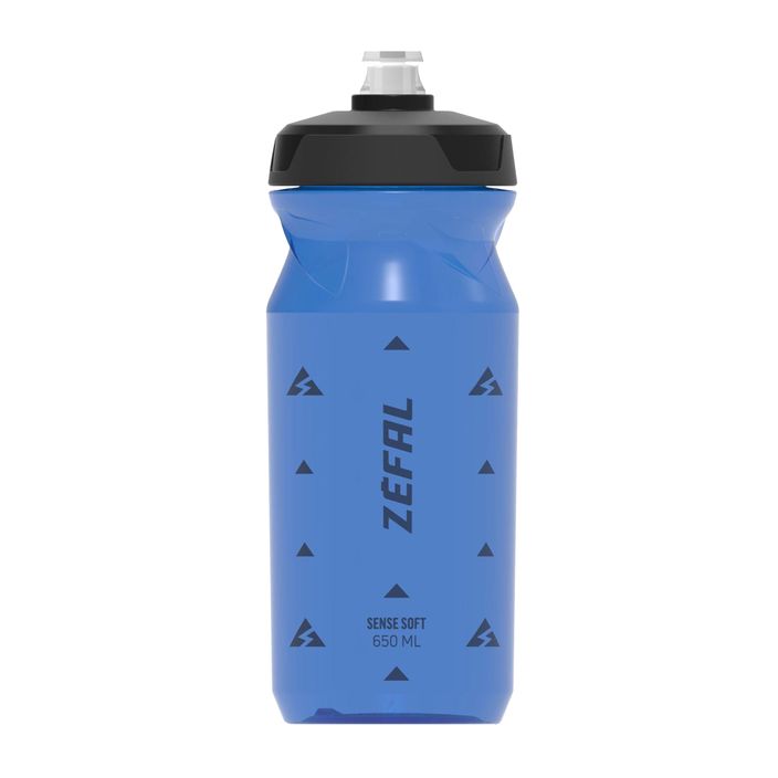 Bidon rowerowy Zefal Sense Soft Bottle 650 ml translucent blue 2