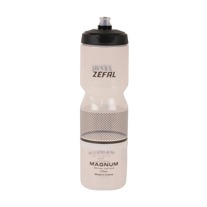 Bidon rowerowy Zefal Magnum (Soft-Cap) 975 ml translucent/black 2