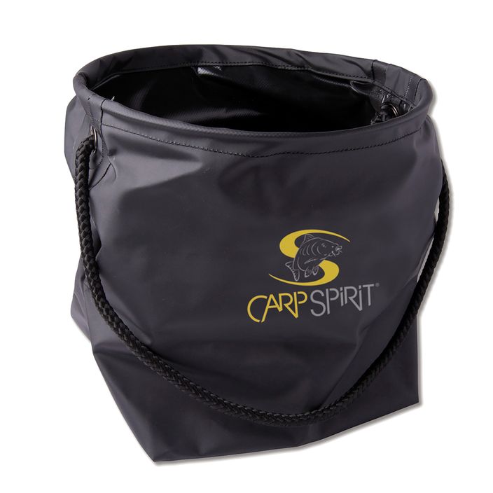 Wiadro karpiowe składane Carp Spirit Foldable Bucket 6L czarne ACS140008 2