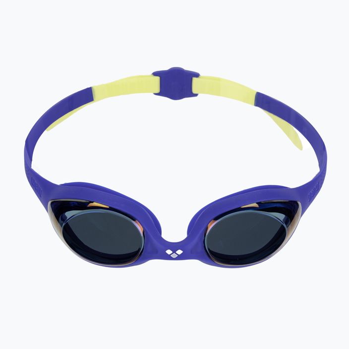 Okulary do pływania dziecięce arena Spider JR Mirror blue/blue/yellow 2