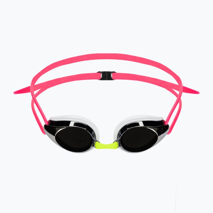 Okulary do pływania dziecięce arena Tracks JR Mirror silver/white/fuchsia 2