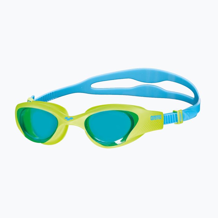 Okulary do pływania dziecięce arena The One Jr light blue/lime