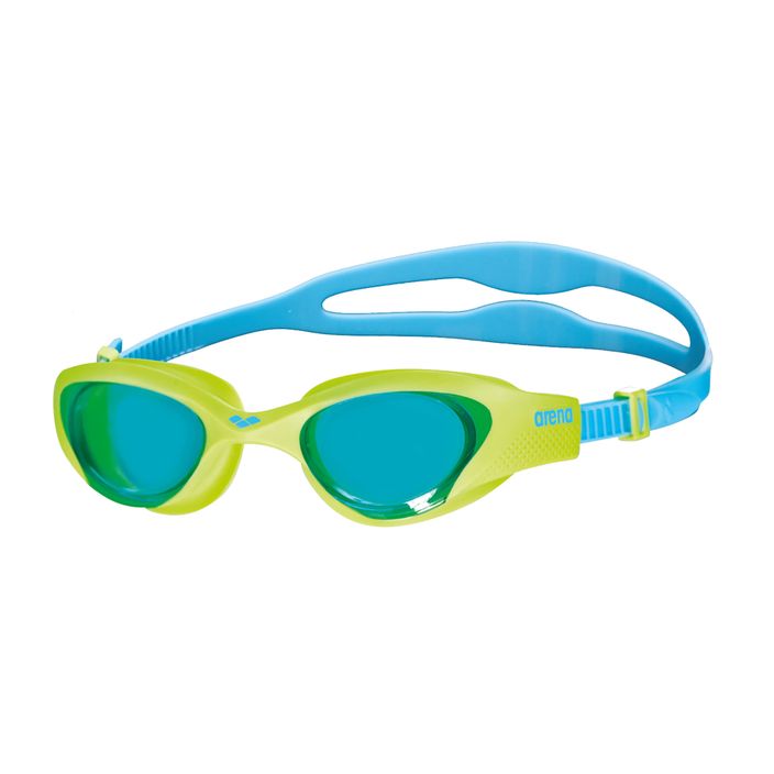 Okulary do pływania dziecięce arena The One Jr light blue/lime 2