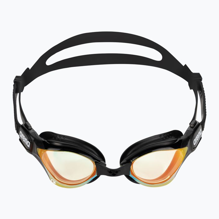 Okulary do pływania arena Cobra Tri Swipe Mirror yellow copper/black 2