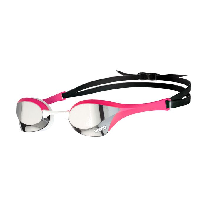 Okulary do pływania arena Cobra Ultra Swipe Mrirror silver/pink 2