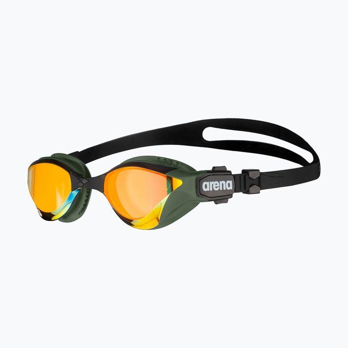 Okulary do pływania arena Cobra Tri Swipe Mirror yellow copper/army 6