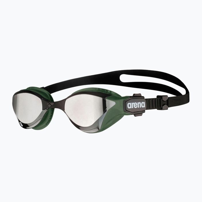 Okulary do pływania arena Cobra Tri Swipe Mirror silver/army 6