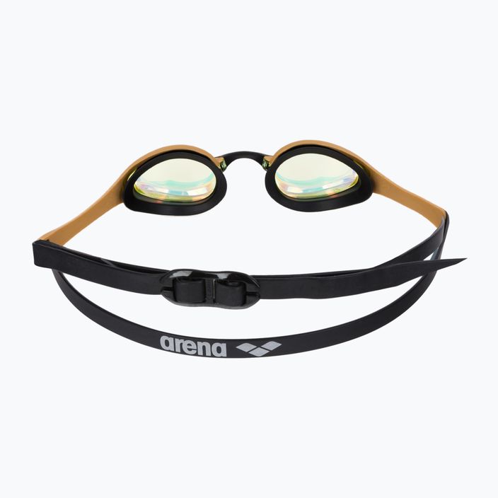 Okulary do pływania arena Cobra Ultra Swipe Mrirror yellow copper/gold 5
