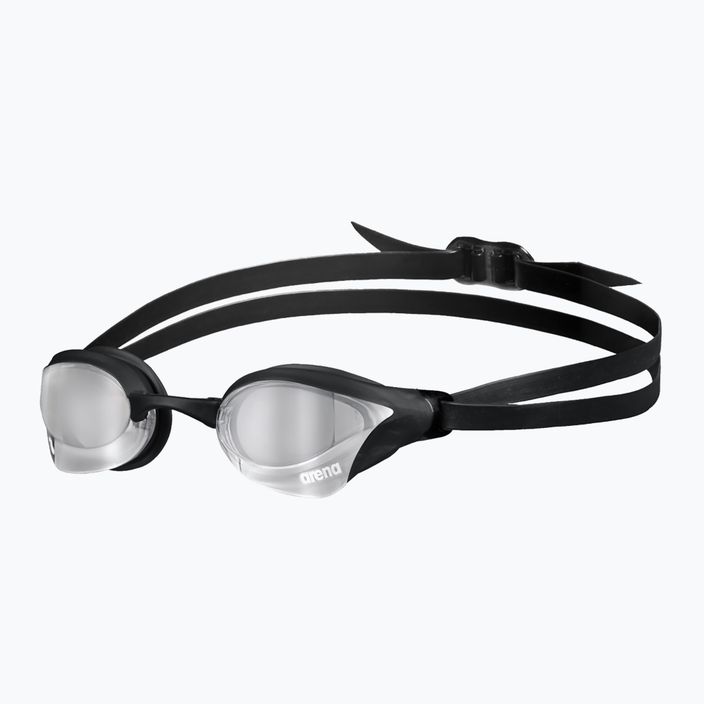 Okulary do pływania arena Cobra Core Swipe Mirror silver/black