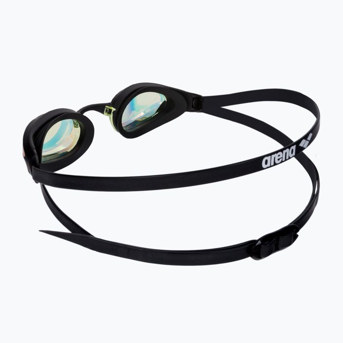Okulary do pływania arena Cobra Core Swipe Mirror yellow copper/black 4