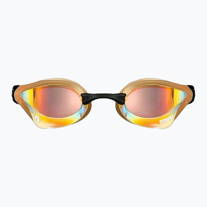 Okulary do pływania arena Cobra Core Swipe Mirror yellow copper/gold 2