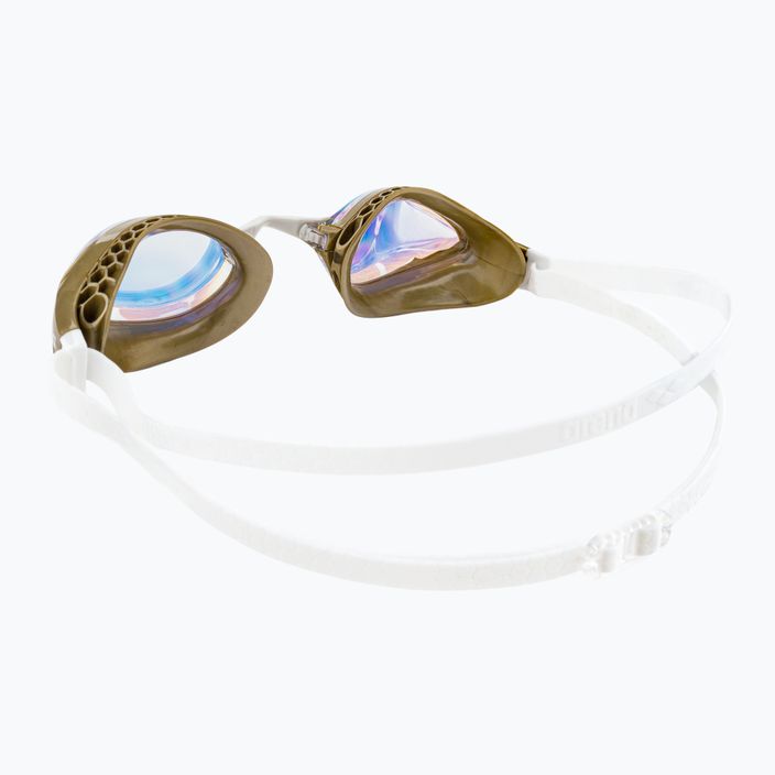 Okulary do pływania arena Air-Speed Mirror yellow copper/gold/multi 4