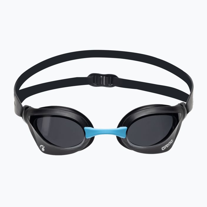 Okulary do pływania arena Cobra Core Swipe smoke/black/blue 2