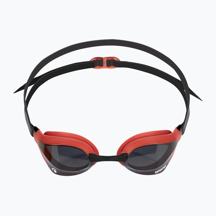 Okulary do pływania arena Cobra Core Swipe smoke/red 2
