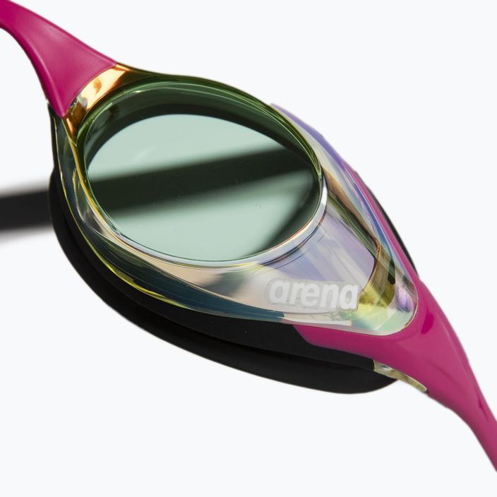 Okulary do pływania arena Cobra Swipe Mirror yellow copper/pink 12