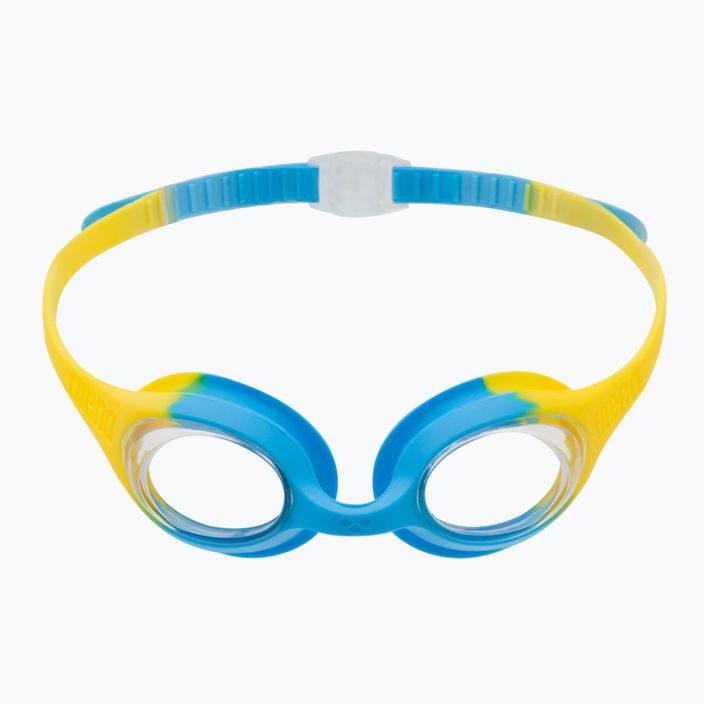 Okulary do pływania dziecięce arena Spider clear/yellow/lightblue 2