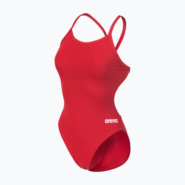Strój pływacki jednoczęściowy damski arena Team Swimsuit Challenge Solid red/white 4