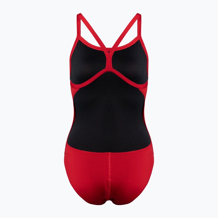 Strój pływacki jednoczęściowy damski arena Team Swimsuit Challenge Solid red/white 2