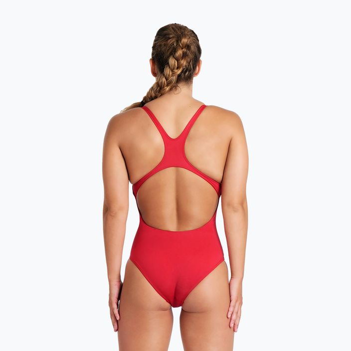 Strój pływacki jednoczęściowy damski arena Team Swim Pro Solid red/white 7