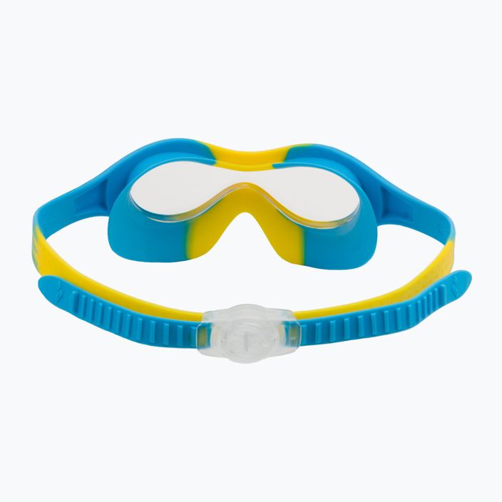 Maska do pływania dziecięca arena Spider Mask clear/yellow/lightblue 5