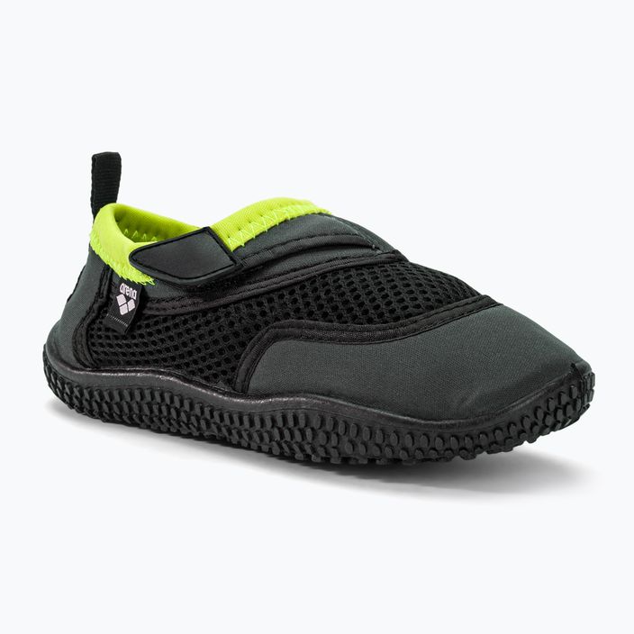 Buty do wody dziecięce arena Watershoes JR dark grey/ lime