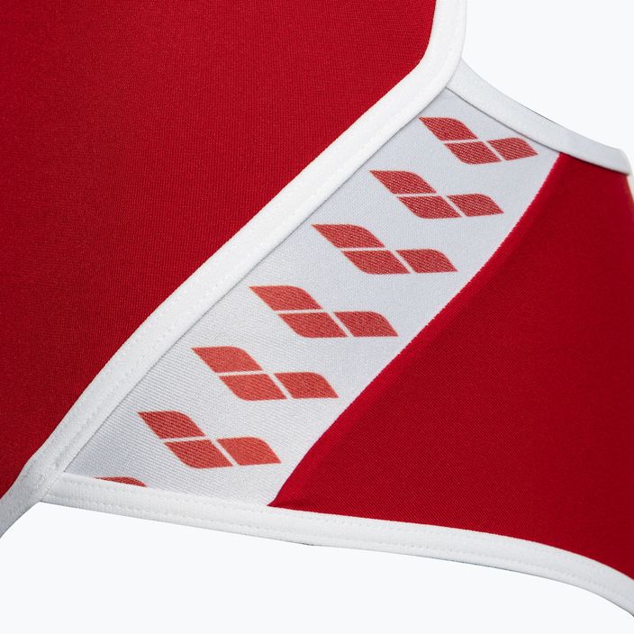 Strój pływacki jednoczęściowy damski arena Icons Super Fly Back Solid red/white 4