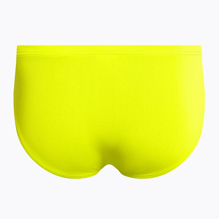 Slipy kąpielowe męskie arena Team Swim Briefs Solid soft green/neon blue 2