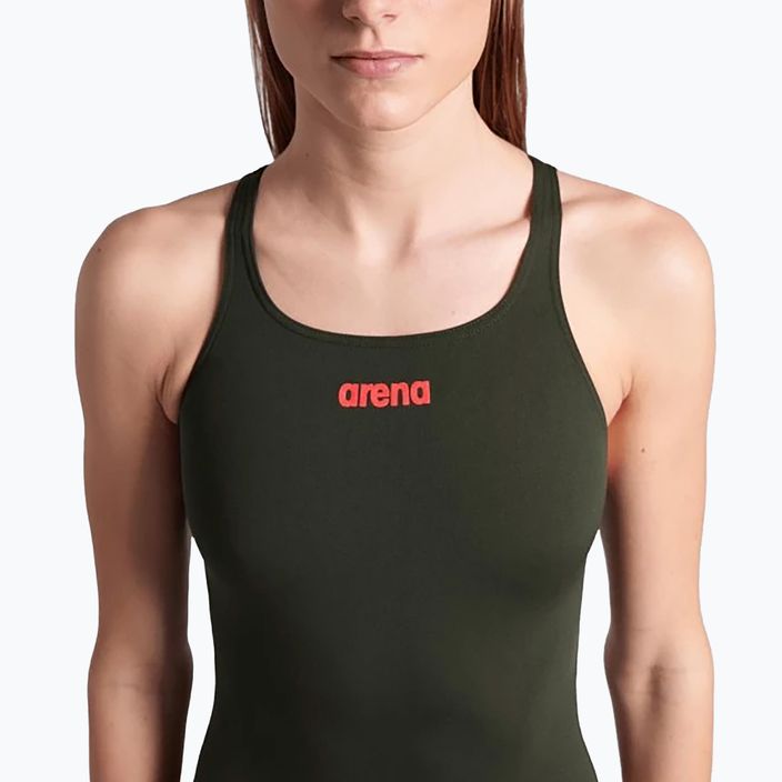 Strój pływacki jednoczęściowy damski arena Team Swimsuit Challenge Solid dark sage 7