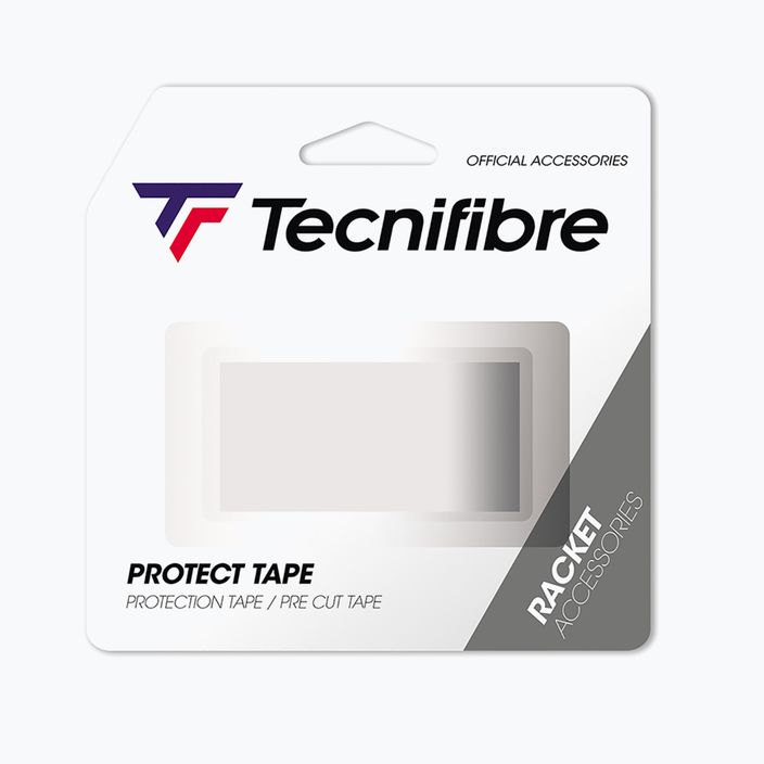 Zestaw taśm ochronnych na rakietę tenisową Tecnifibre Protect Tape 4 szt. transparent