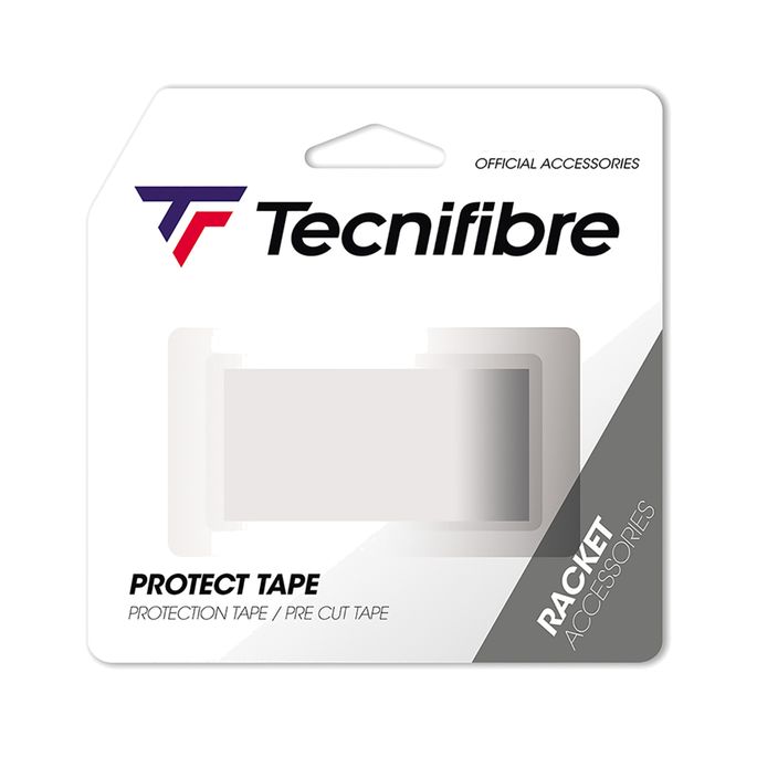 Zestaw taśm ochronnych na rakietę tenisową Tecnifibre Protect Tape 4 szt. transparent 2
