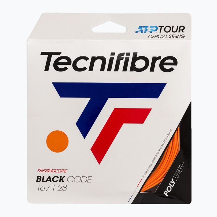 Naciąg tenisowy Tecnifibre Black Code 12 m fire
