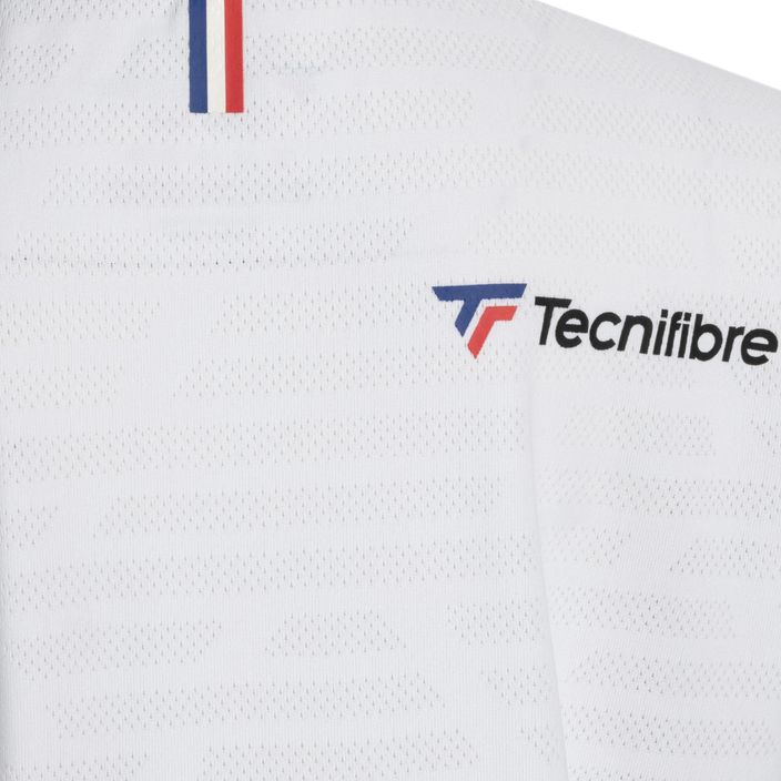Koszulka tenisowa dziecięca Tecnifibre Polo biała 22F3VE F3 4