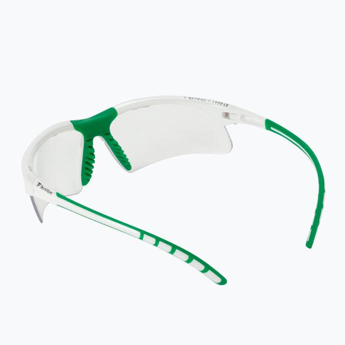 Okulary do squasha Tecnifibre Lunettes Aquash white/green 2