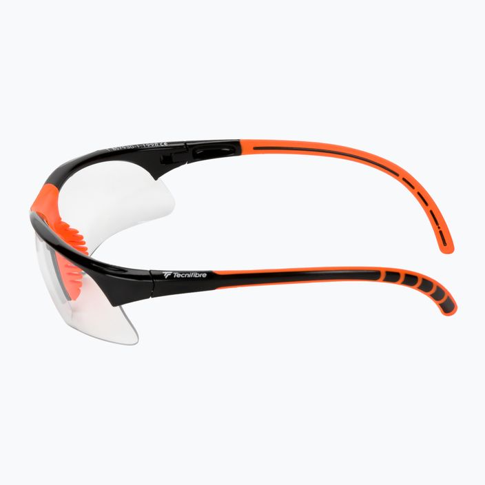 Okulary do squasha Tecnifibre Lunettes Aquash black/orange 4