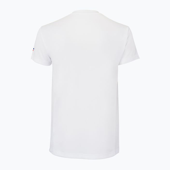 Koszulka tenisowa dziecięca Tecnifibre 22F2ST F2 Airmesh white/royal 7
