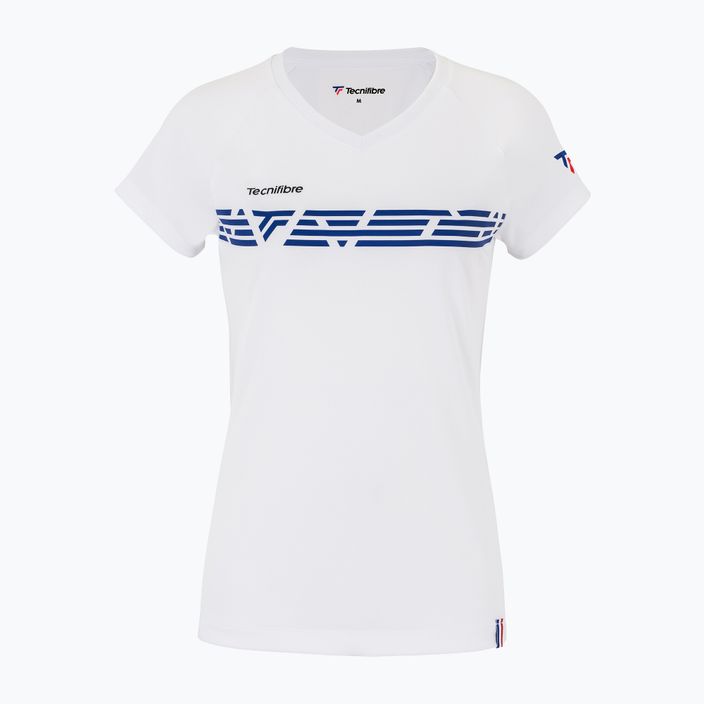 Koszulka tenisowa damska Tecnifibre 22LAF2 F2 Airmesh white