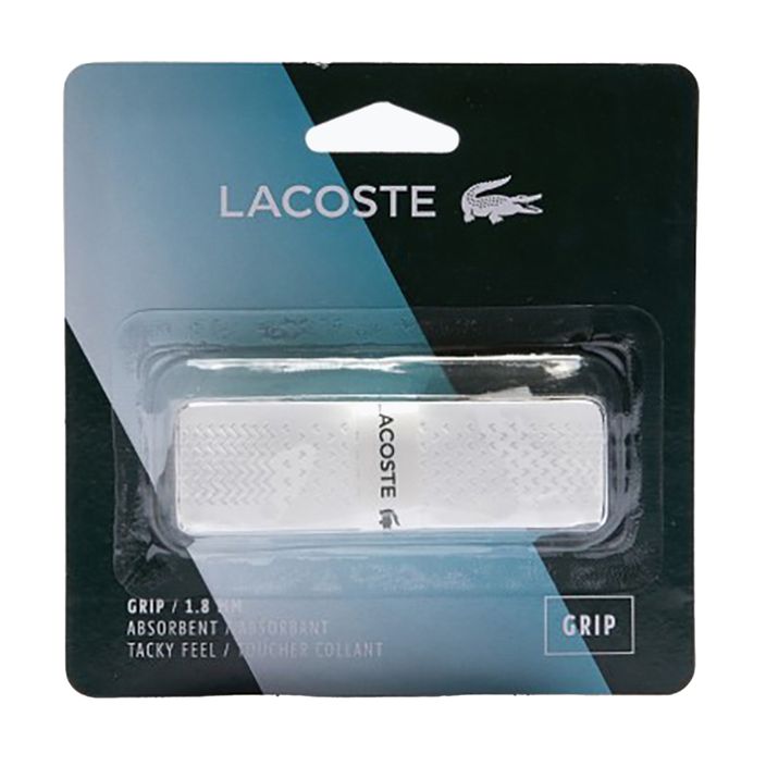 Owijka do rakiet tenisowych Lacoste Absorbent Grip white 2