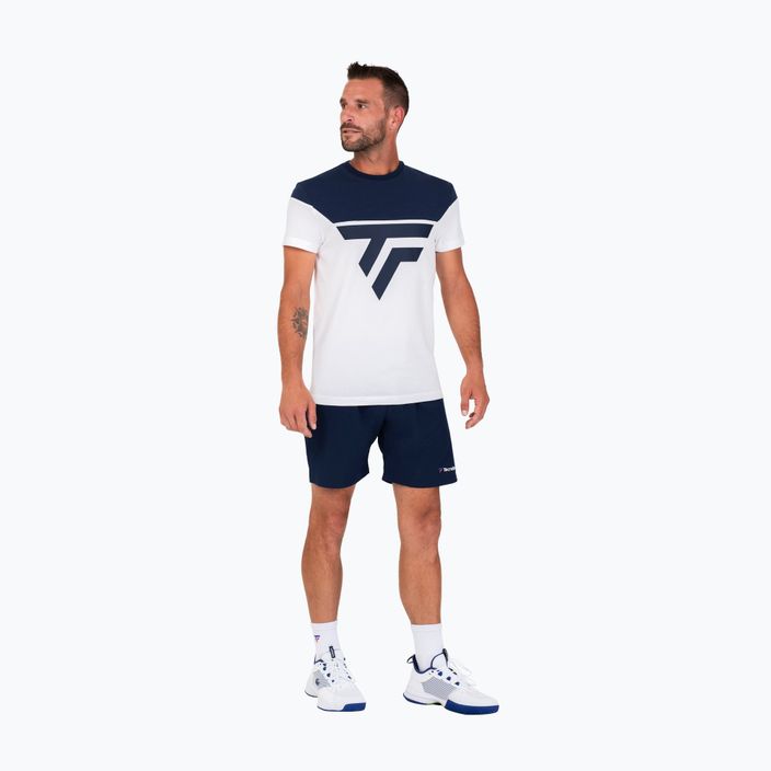 Koszulka tenisowa męska Tecnifibre 22TRAITEE Training white/marine 3