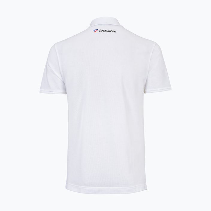 Koszulka polo tenisowa męska Tecnifibre 25POlOPIQ Pique white 2