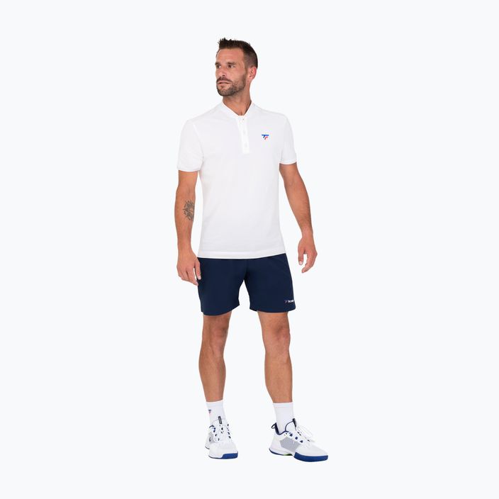 Koszulka polo tenisowa męska Tecnifibre 25POlOPIQ Pique white 3