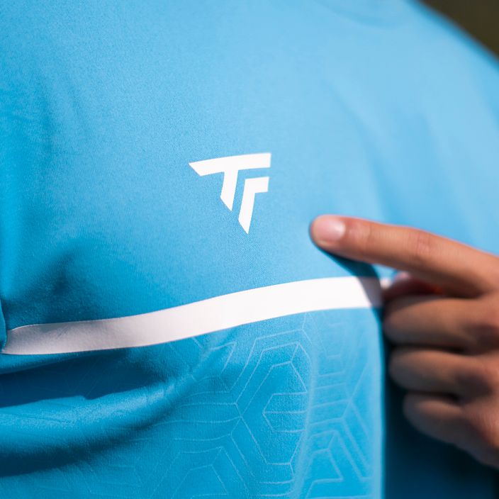 Koszulka tenisowa męska Tecnifibre Team Tech Tee azur 7