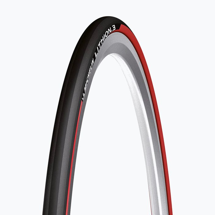 Opona rowerowa Michelin Lithion3 TS Kevlar Performance Line red 2